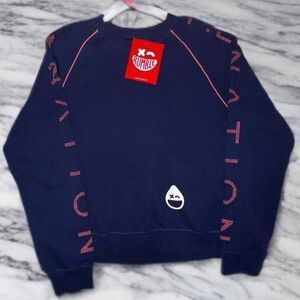 NEW P.E Nation x Rumble Boxing Limited Edition Navy Sweatshirt - Men’s L